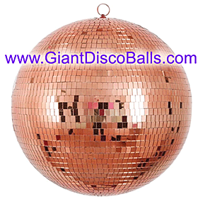 Rose Gold Mirror Disco Ball