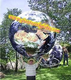 7ft giant earth globe balloon