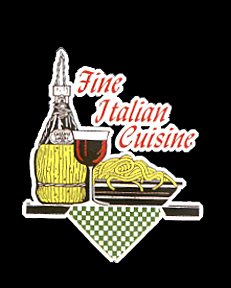 italian fine dining food restauant sign