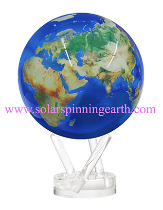 8.5 inch solar spinning earth mova globe