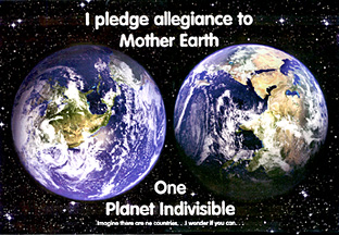 earth poster I pledge allegiance to the earth