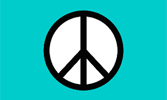 Peace Symbol Flag
