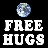 free hugs sign car magnet 12x12 inch