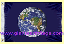 Extra Large Gigantic Earth Flag 6x10 ft