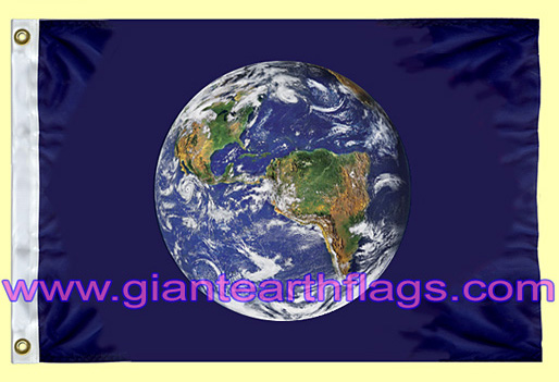 Giant Earth Flag - Planet