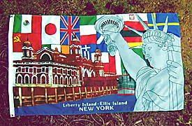 New York Statue of Liberty Flag ~ Subtotal Below is Your TOTAL and INCLUDES all Shipping and Handling