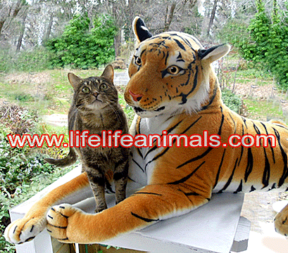 life size tiger plush
