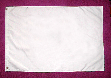 white blank flag 2x3 ft